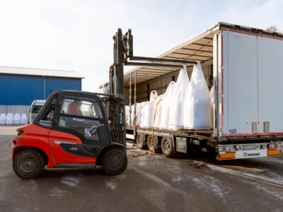Hafen Vierow – BigBag-Verladung